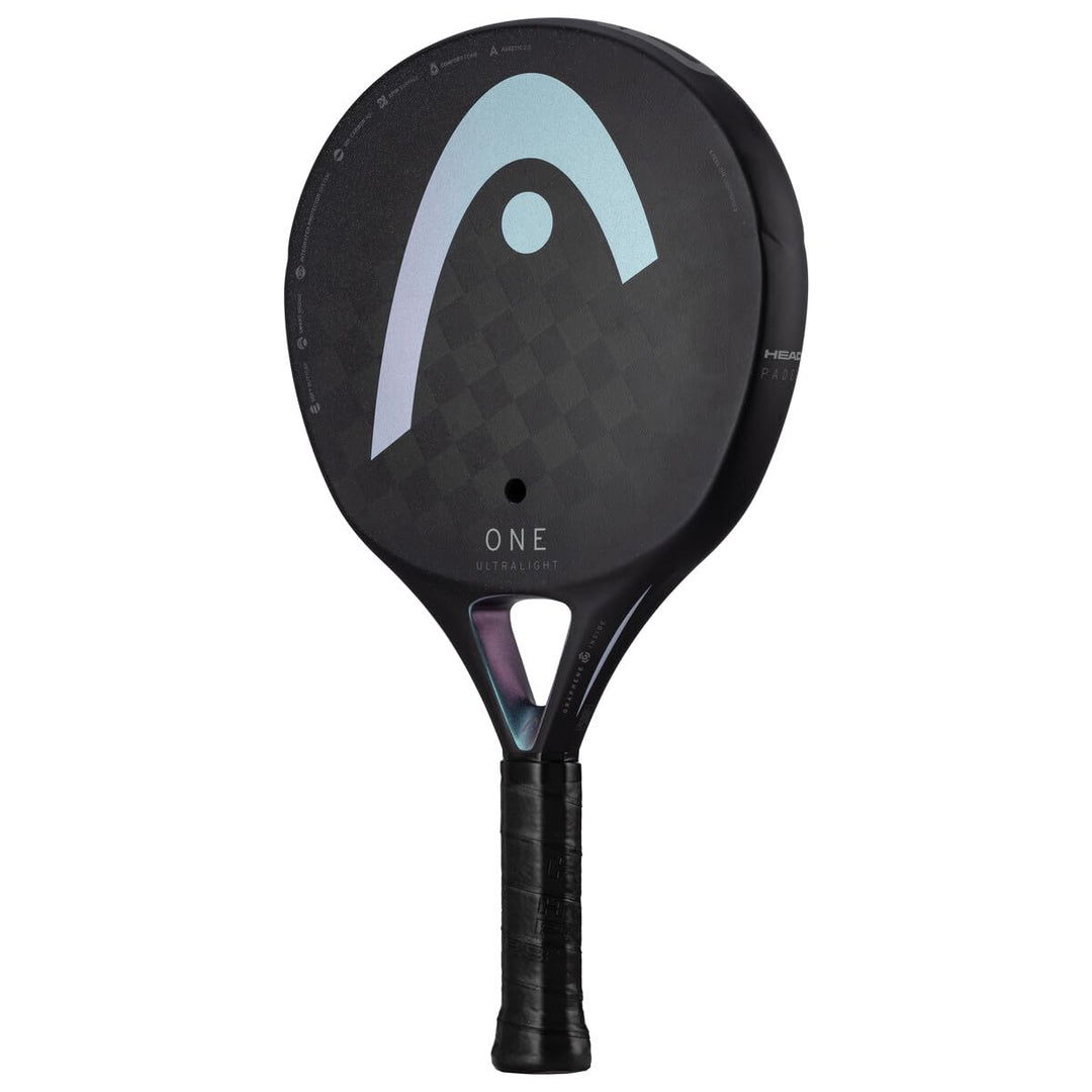 Head ONE Ultralight Padel Racket Paddle Series (White and Black Colors) One UltraLight (Schwarz) (22