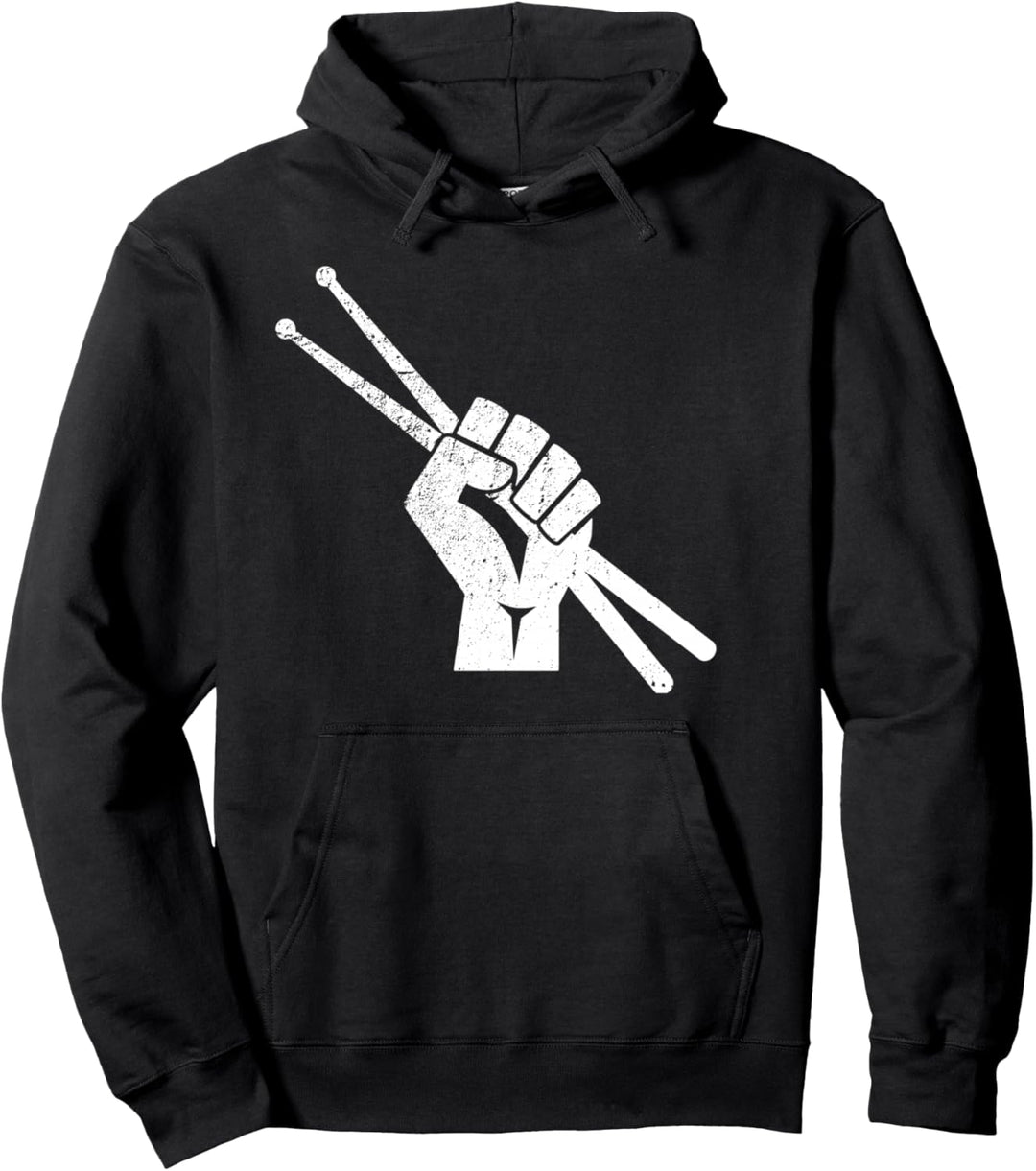 Schlagzeug - Vintage Drummer Musiker Schlagzeuger Geschenk Pullover Hoodie