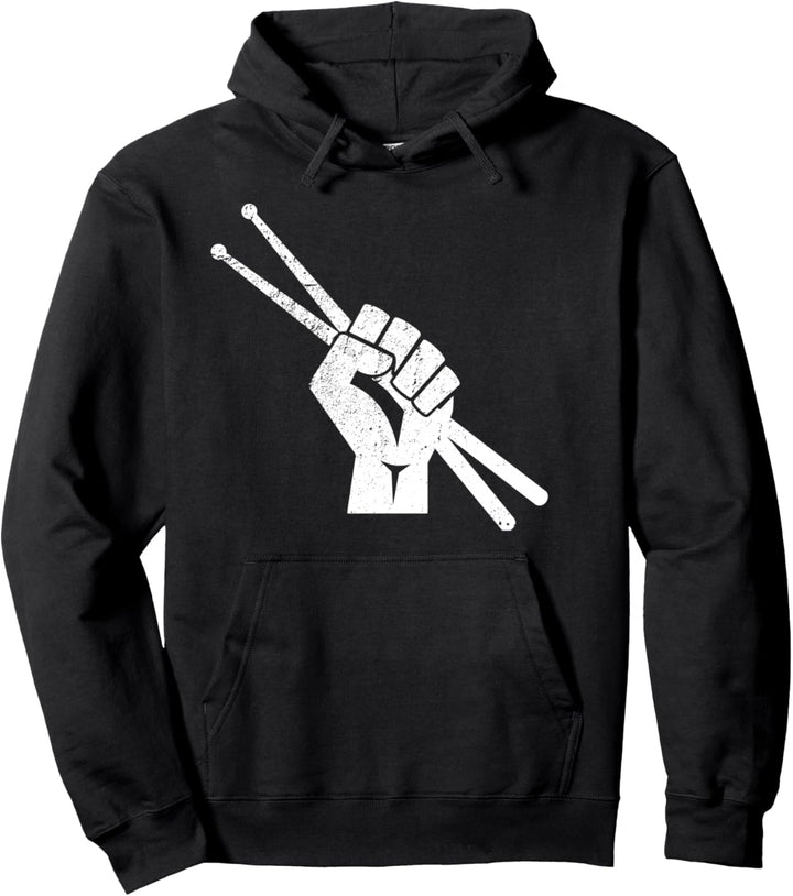 Schlagzeug - Vintage Drummer Musiker Schlagzeuger Geschenk Pullover Hoodie