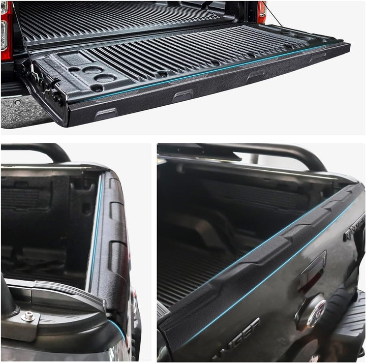 JHCHAN Ladekantenschutz Heckklappen Abdeckung für Ford Ranger 2012-2022 Wildtrak Raptor Limited XL X