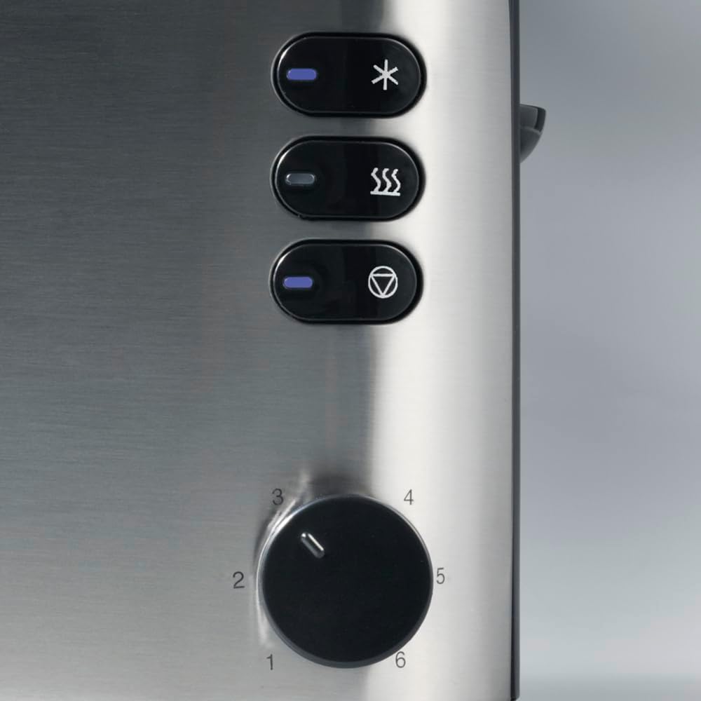 SEVERIN Automatik-Langschlitztoaster, Automatik-Toaster mit Brötchenaufsatz, Edelstahl Toaster zum T