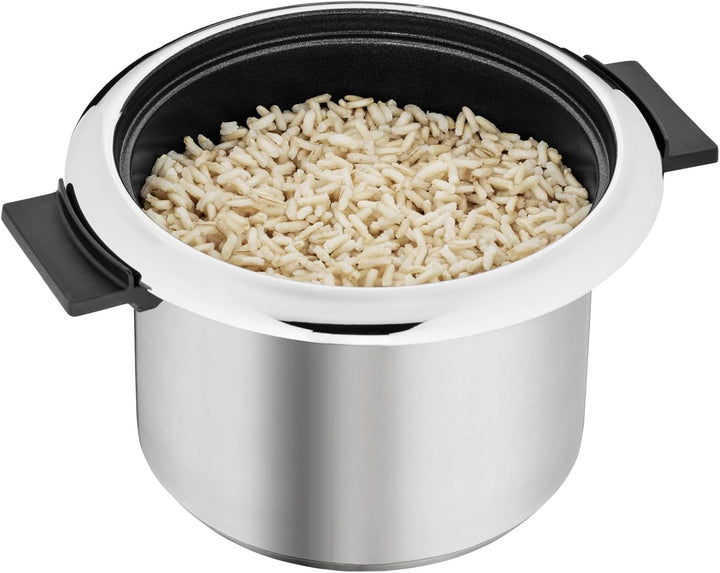 WMF Küchenminis Reiskocher (220 W, mit Lunch-to-go-Box, Damfgarer, platzsparend, Innentopf mit To-Go
