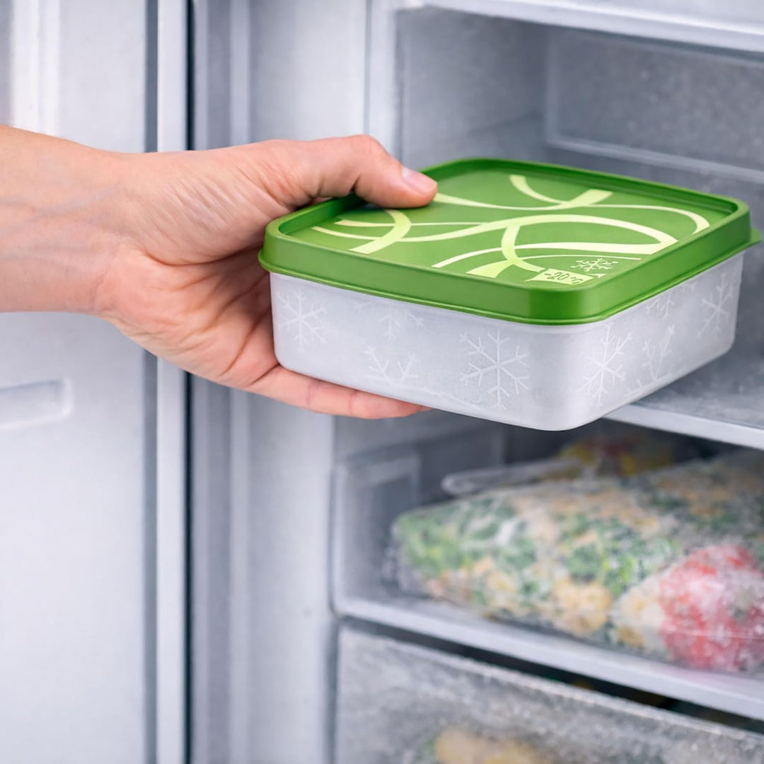 Annastore 12 x hochwertige Tiefkühldosen von -20°C bis + 100°C - Gefrierdosen - Luftdicht - Tiefkühl