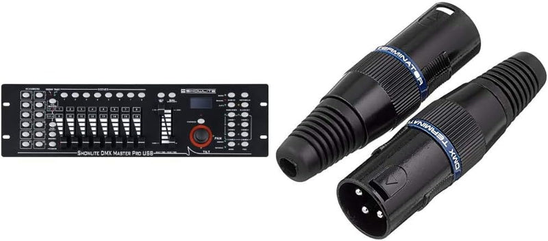 Showlite Master Pro 192 Kanal DMX Controller (zur professionellen Lichtsteuerung, USB Anschluss zur