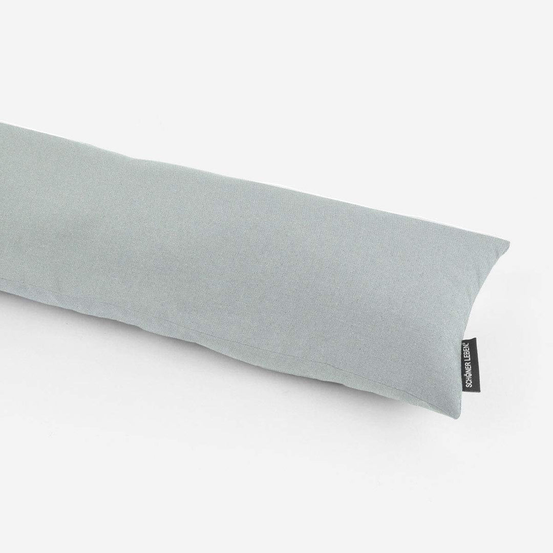 SCHÖNER LEBEN. Zugluftstopper Lurexeffekte Glamour Uni Mint Gold, Auswahl:110cm Länge ca. 110x15x15c