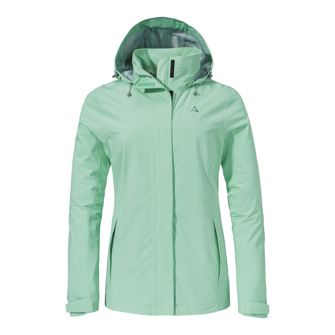 Schöffel Damen Jacket Gmund L, wind- und wasserdichte Regenjacke, atmungsaktive Outdoor Jacke, Wande