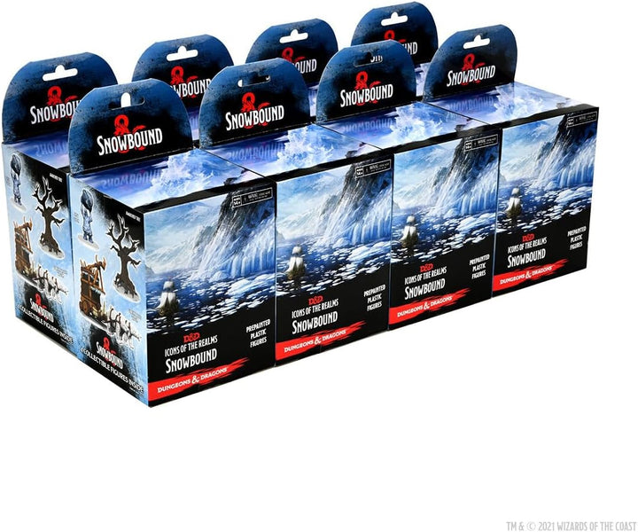 Rubie's Wizkids D&D Icons of The Realms: Snowbound Booster Brick (8) | DnD Miniaturen Halloween 32 S