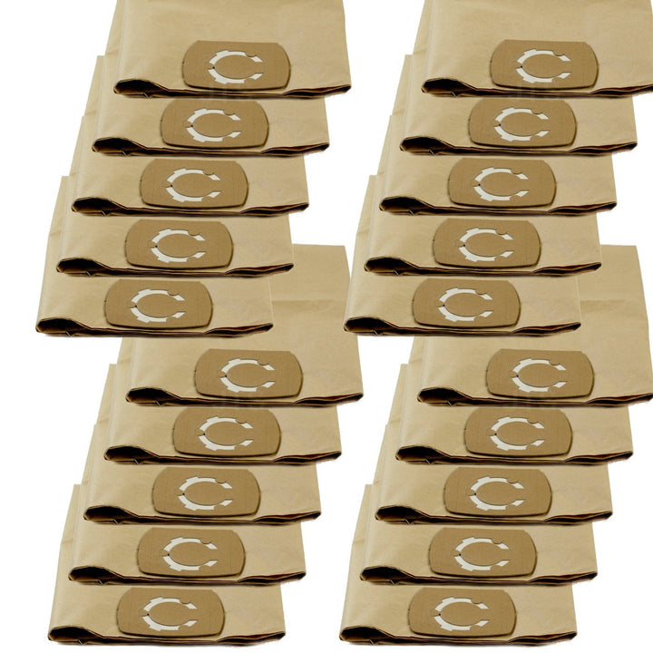 DeClean Staubsaugerbeutel Staubbeutel für Staubsauger Nass-Trockensauger 20 Stück kompatibel mit Mas