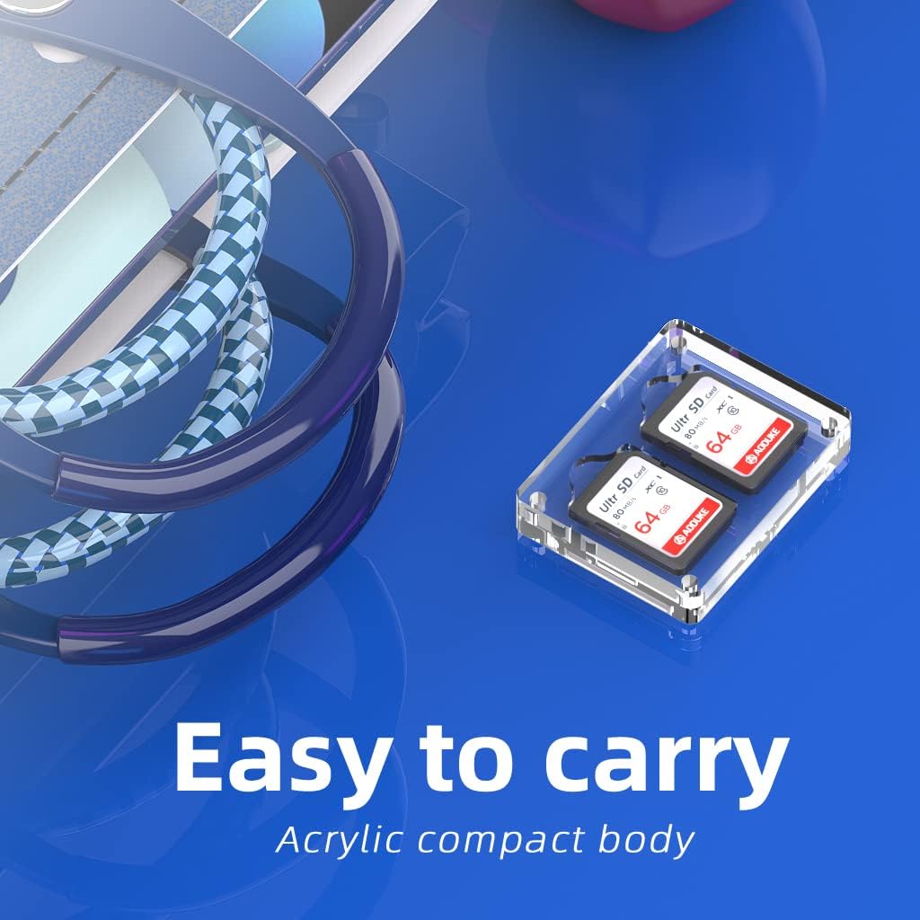 Magnetic Closure Switch Game Card Case and Micro SD TF Card Memory Card Storage Box Holder, Storage