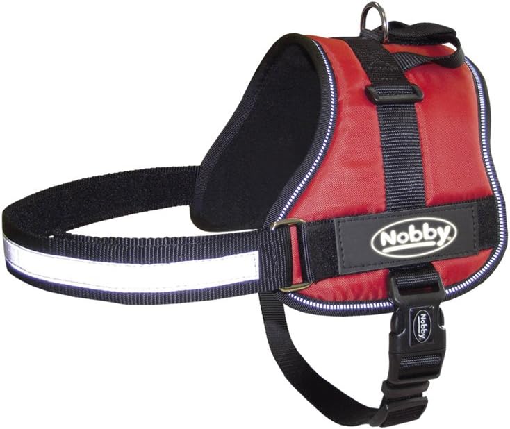 Nobby Geschirr SEGURO, rot Bauch: 60-75 cm, B: 30 mm, 1 Stück Bauchumfang 60-75 cm / Brust 25-38 cm