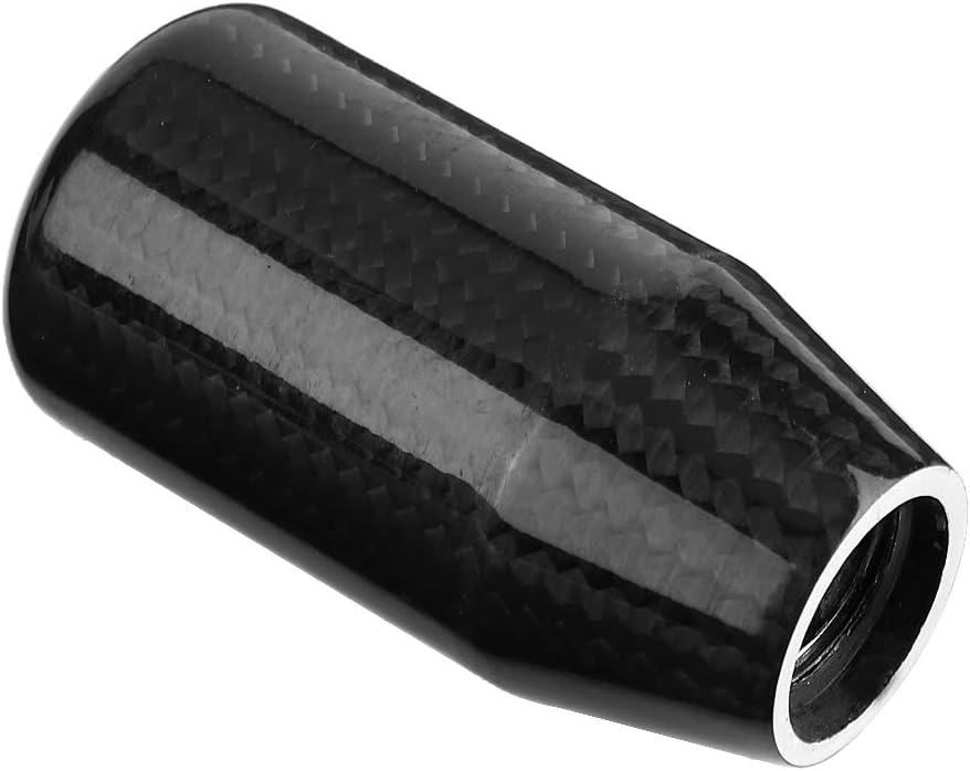 Headerbs Schaltknauf, Auto Modifizierter Kohlefaser-Ständerkopf Schalthebelknaufkopf Wave Stick Scha