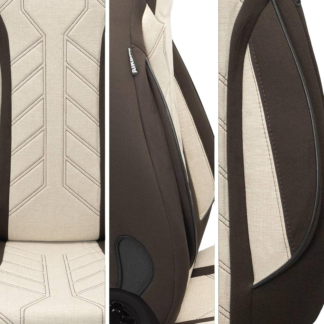 BREMER SITZBEZÜGE Mass Sitzbezüge Schonbezüge für Subaru XV 2 PLKT210 PLKT210 - Braun/Beige XV 2, PL