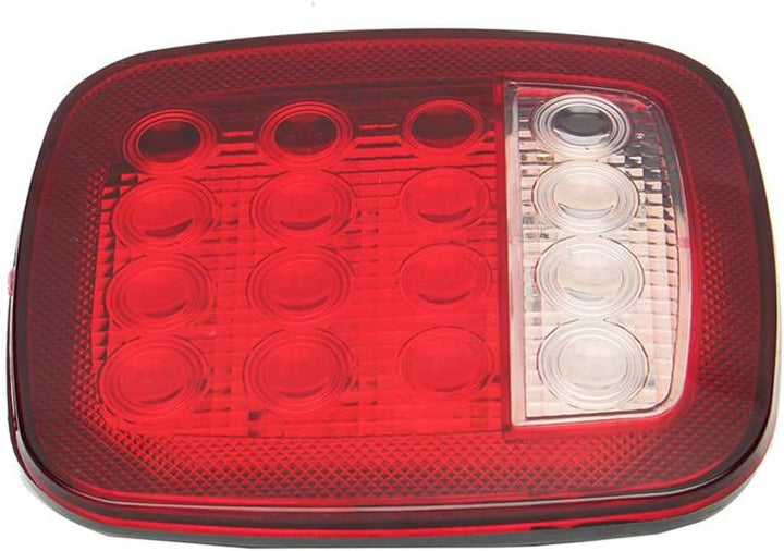 HEHEMM 16 LED Auto Rücklicht Wasserdicht LKW Anhänger Boot Stop Turn Rückfahrscheinwerfer Lampe Rot