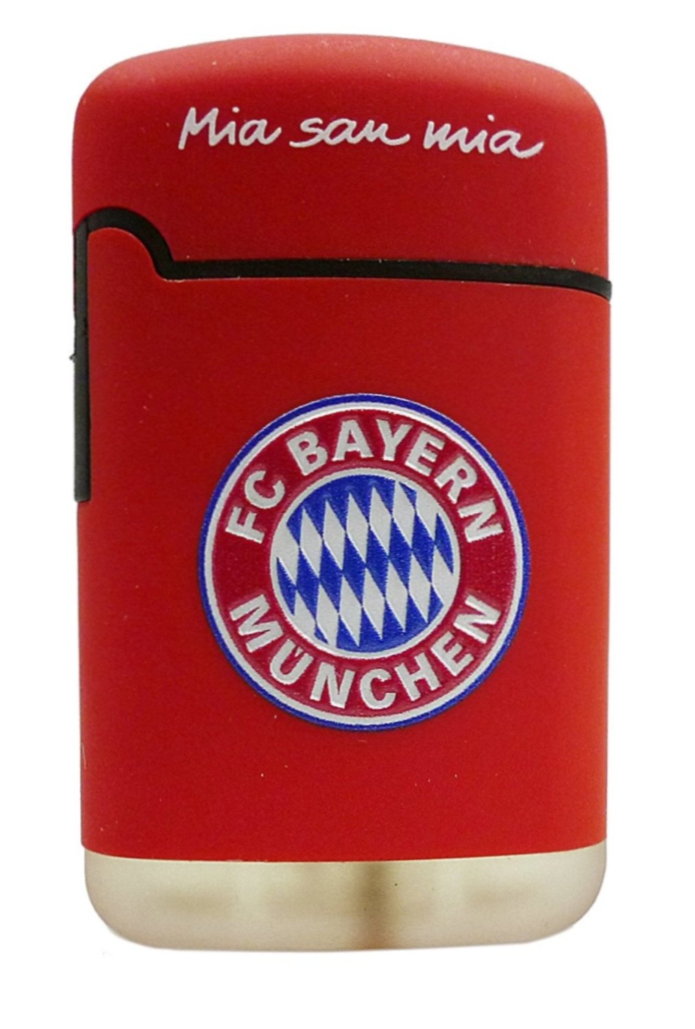 Bayern München 0201904 Feuerzeug, Plastik, rot, 6.8 x 4 x 2 cm, Rot