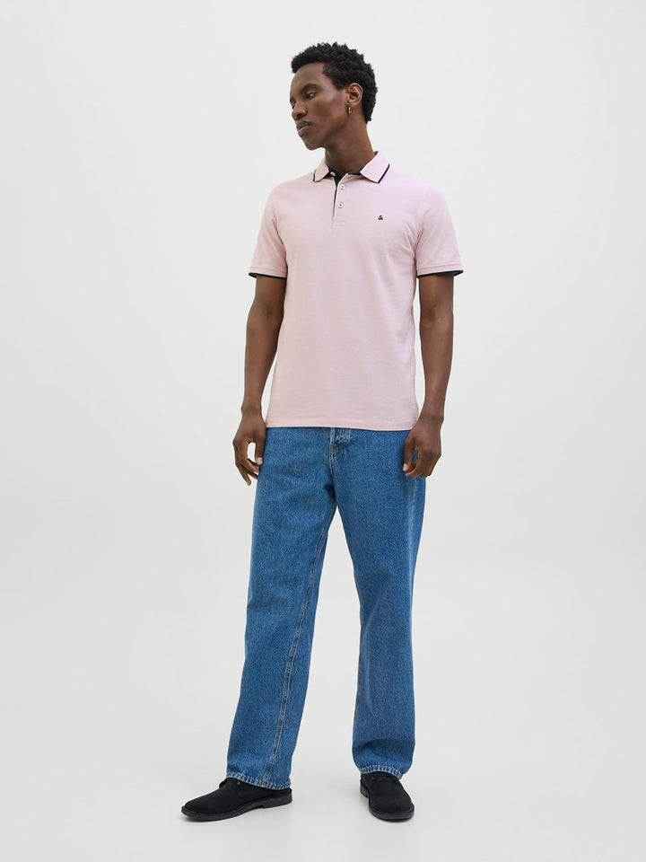 JACK & JONES Herren Jjepaulos Polo Ss Noos Polohemd XXS Pink Nectar, XXS Pink Nectar