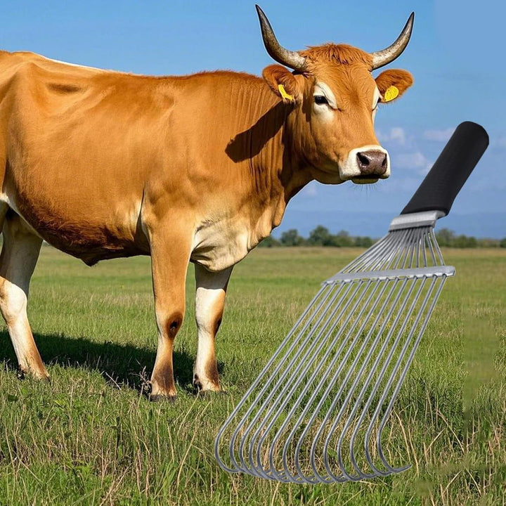 Tierhaar Ausfall Rake - Unterwolle Rückenkratzer Rechen,Stahl Kaschmir und Wolle Bürste Fell Entfilz