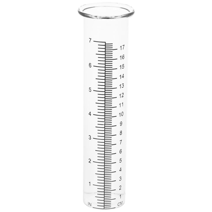BESPORTBLE 2 Pcs Regenmesser Ersatzglas 5cm - Borosilikatglas Niederschlagsmesser für Garten - Ersat