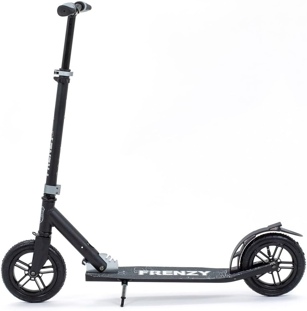 Frenzy Pneumatic Plus Scooter, Unisex, Erwachsene 205 mm Schwarz (Black), 205 mm Schwarz (Black)