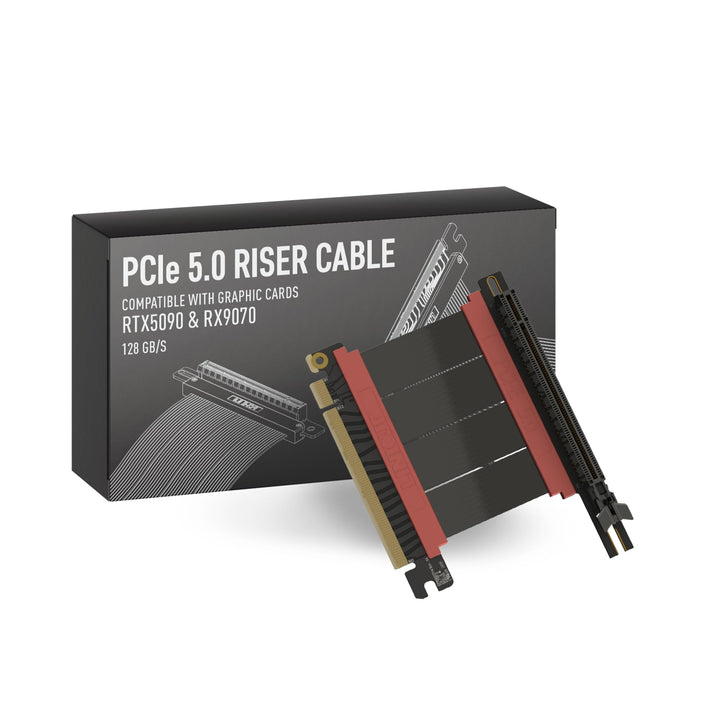 LINKUP - AVA5 PCIE 5.0 Riser-Kabel | RTX5090 RX9070 GPU Bereit | x16 128GB/s Geschwindigkeit | PCIe