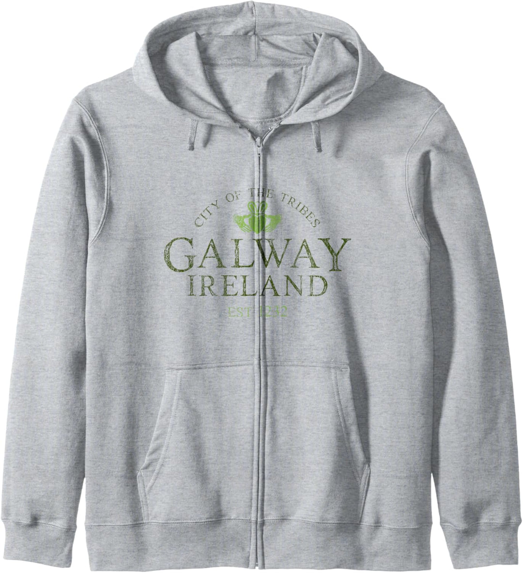 Vintage Irish Souvenir Gifts: Claddagh Galway Ireland Kapuzenjacke