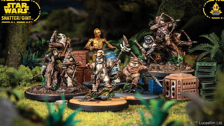 Atomic Mass Games, Star Wars: Shatterpoint – Yub Nub, Squad-Erweiterung, Tabletop, 2 Spieler, Ab 14+