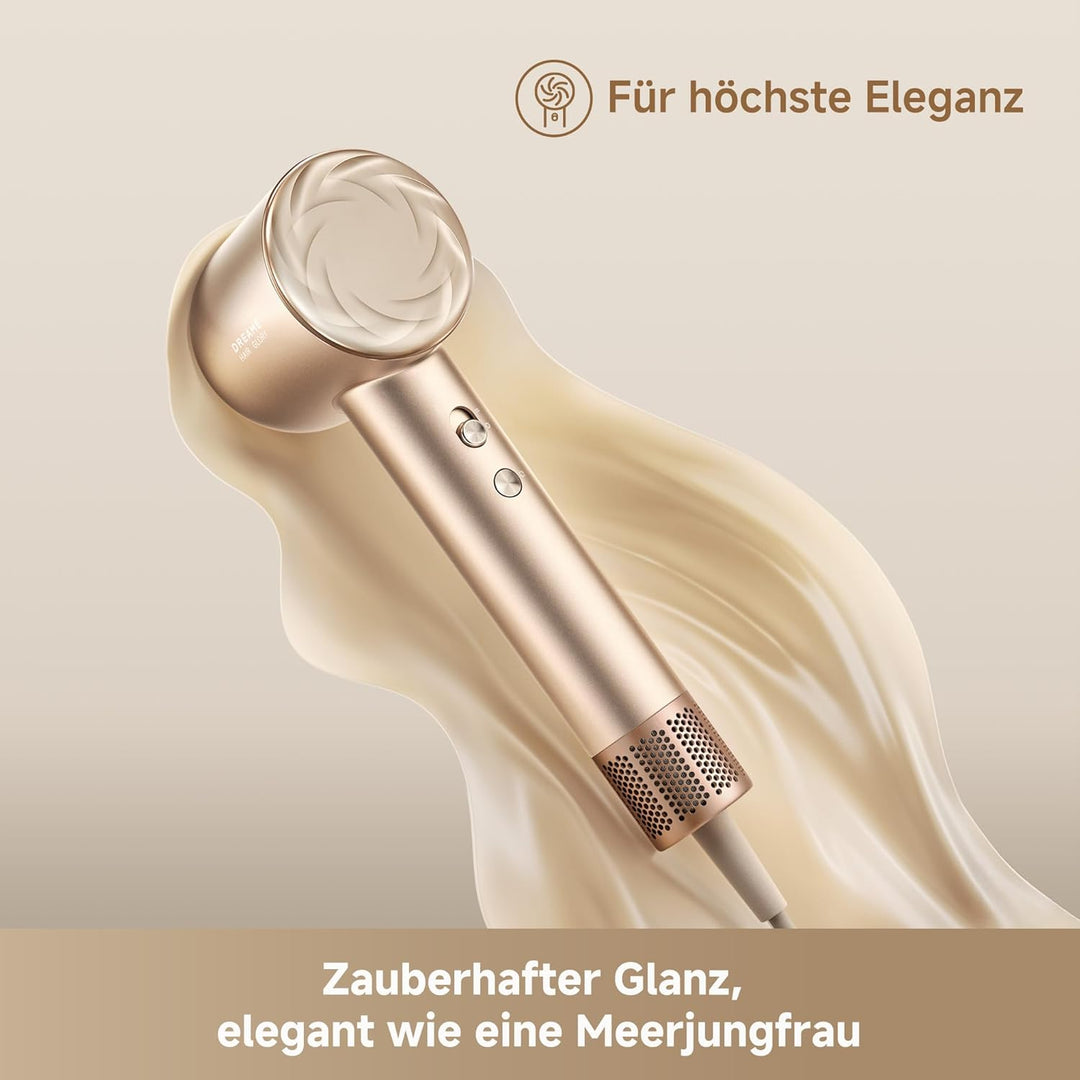 DREAME Hair Glory Mix High-Speed-Haartrockner, 3 magnetische Düsen, NTC-Temperaturregelung, 300 Mill