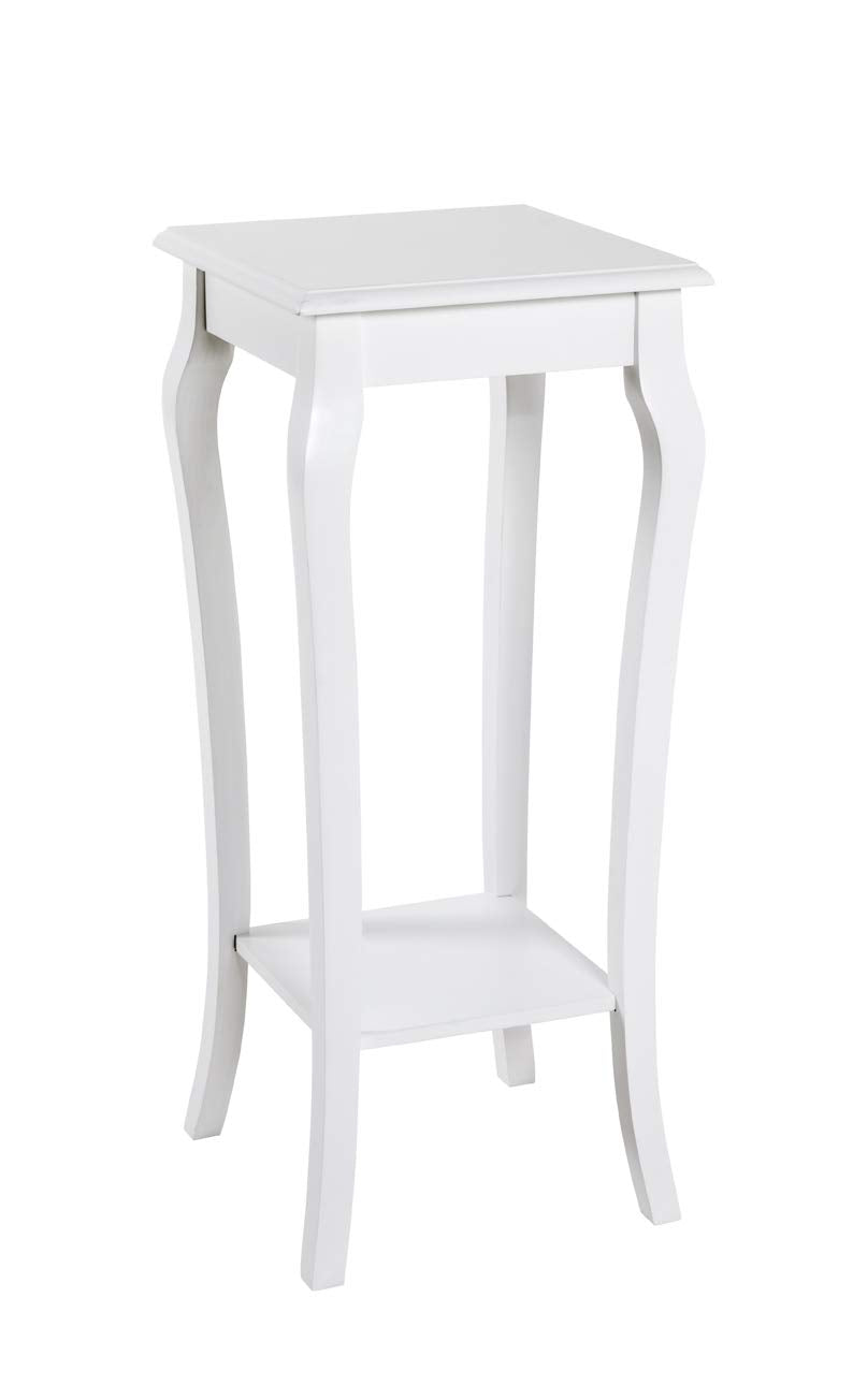 HAKU Möbel Beistelltisch, Massivholz, weiss, B 30 x T 30 x H 71 cm 30 x 30 x 71 cm, 30 x 30 x 71 cm