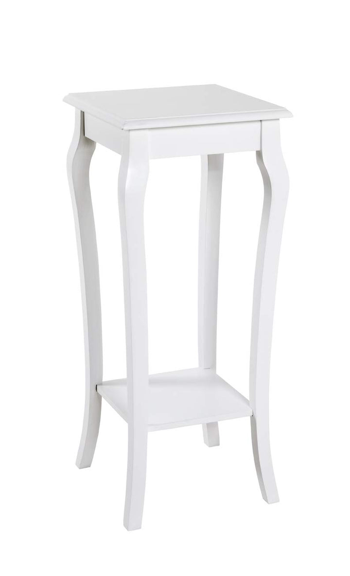 HAKU Möbel Beistelltisch, Massivholz, weiss, B 30 x T 30 x H 71 cm 30 x 30 x 71 cm, 30 x 30 x 71 cm