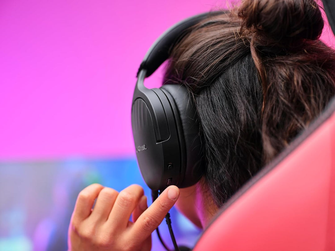 Trust Gaming GXT 489 Fayzo Gaming Headset, 85% Recyclingkunststoff, für PC, PS5, PS4, Xbox Series X|