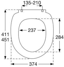 Pressalit Scandinavia Plus WC-Sitz Nude / Sunset 758125-D05999 mit Absenkautomatik und Lift-Off Funk