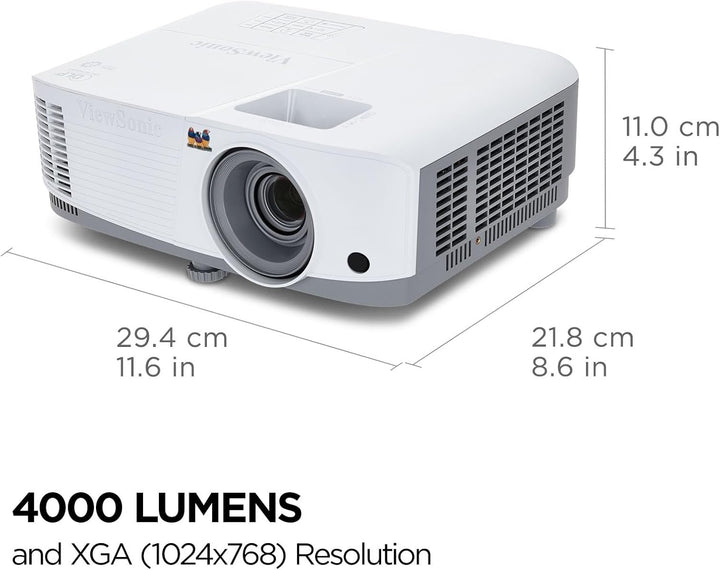 Viewsonic PA503X DLP Beamer (XGA, 3.600 ANSI Lumen, HDMI,2 Watt Lautsprecher,1.1x optischer Zoom) we