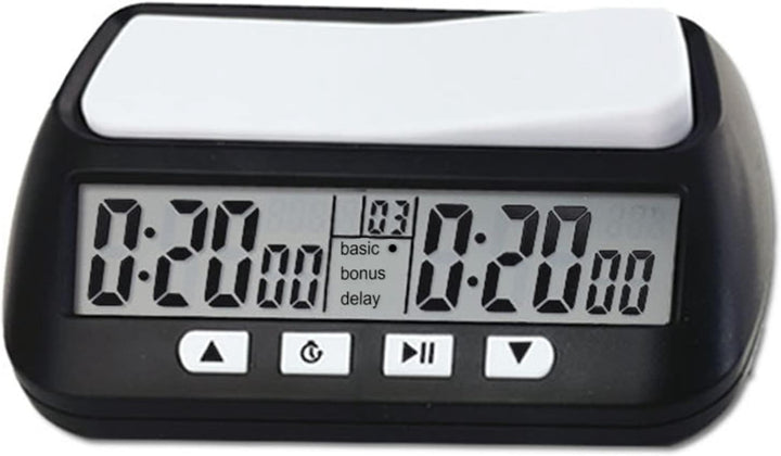 Septpenta LEAP Schachuhr, ABS Display Schachuhr, Digitaler Schachtimer, Tonalarmfunktion, Schachuhr