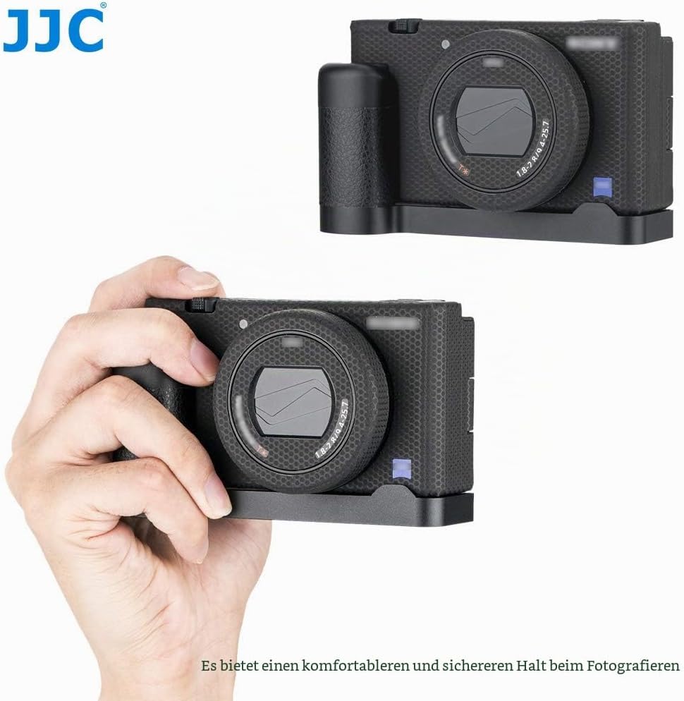 JJC Metall Kamera Handgriff für Sony ZV-1 Digitalkamera Verbessern Sie das Handgefühl für Vlogging &amp;