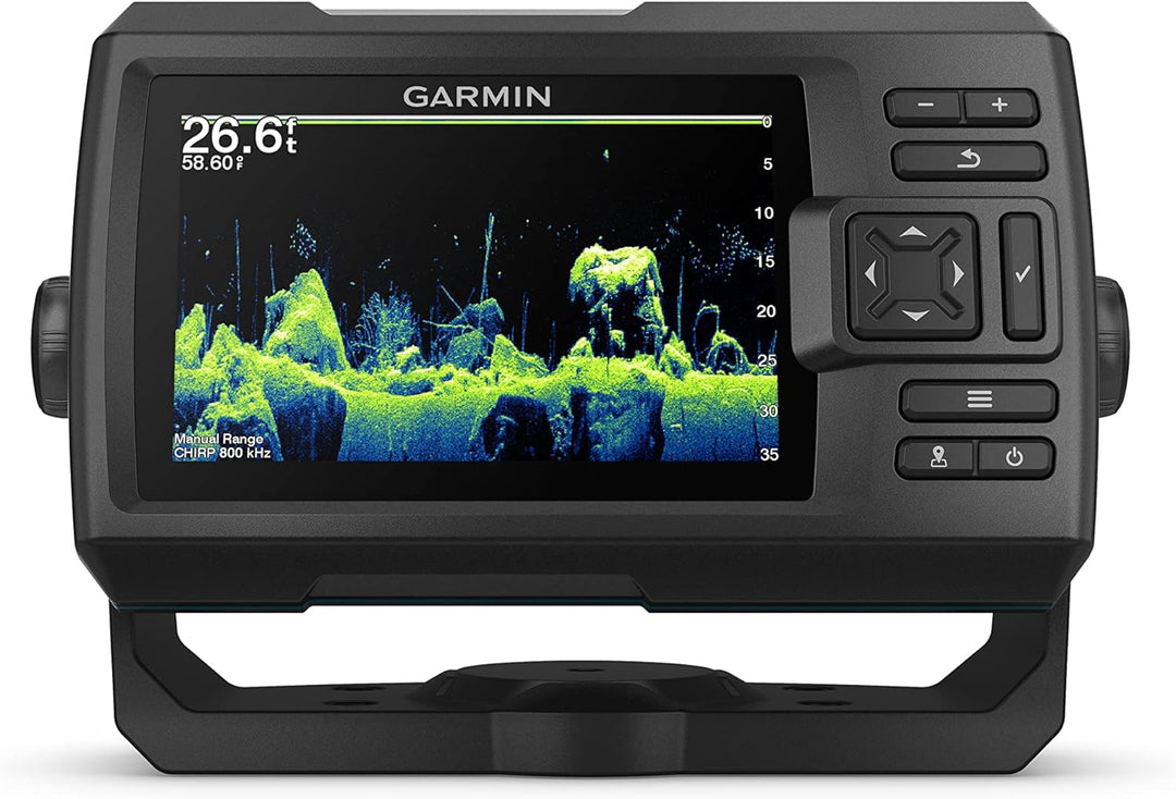 Garmin Striker Vivid 010-02551-00, einfach zu bedienender 12,7 cm Farb-Fischfinder und Sonar-Wandler