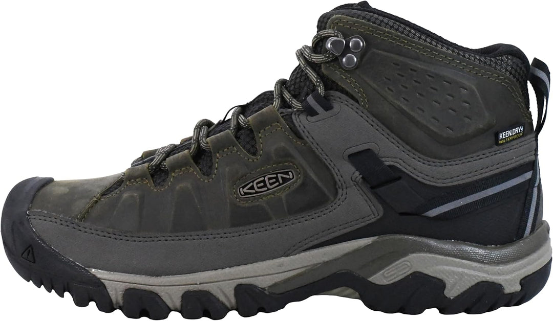 KEEN Targhee III Herren-Wanderstiefel, mittelhoch, wasserdicht 42 EU Weit Dark Olive Brindle