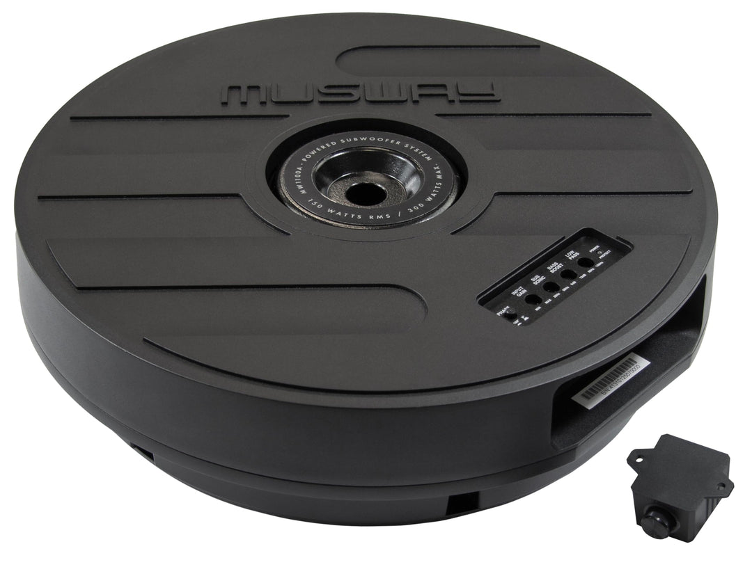 Musway MW1100A - 28 cm (11 Zoll) Aktiv-Reserverad Subwoofer