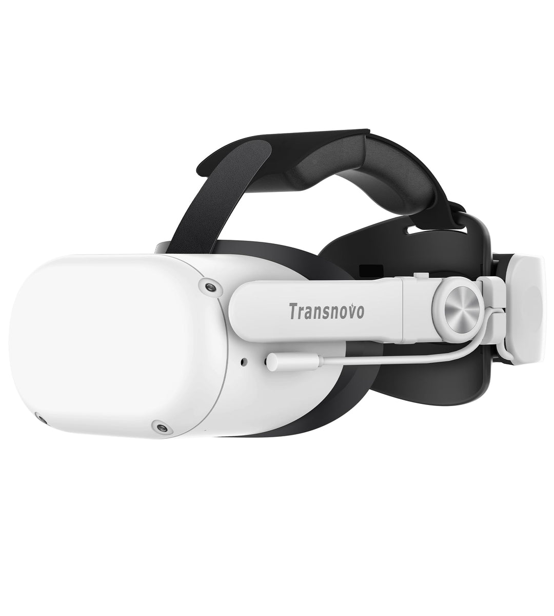 Elite Strap mit 6000mAh Akku kompatibel mit Meta/Oculus Quest 2 Zubehör, Komfort VR Kopfband Ersatz