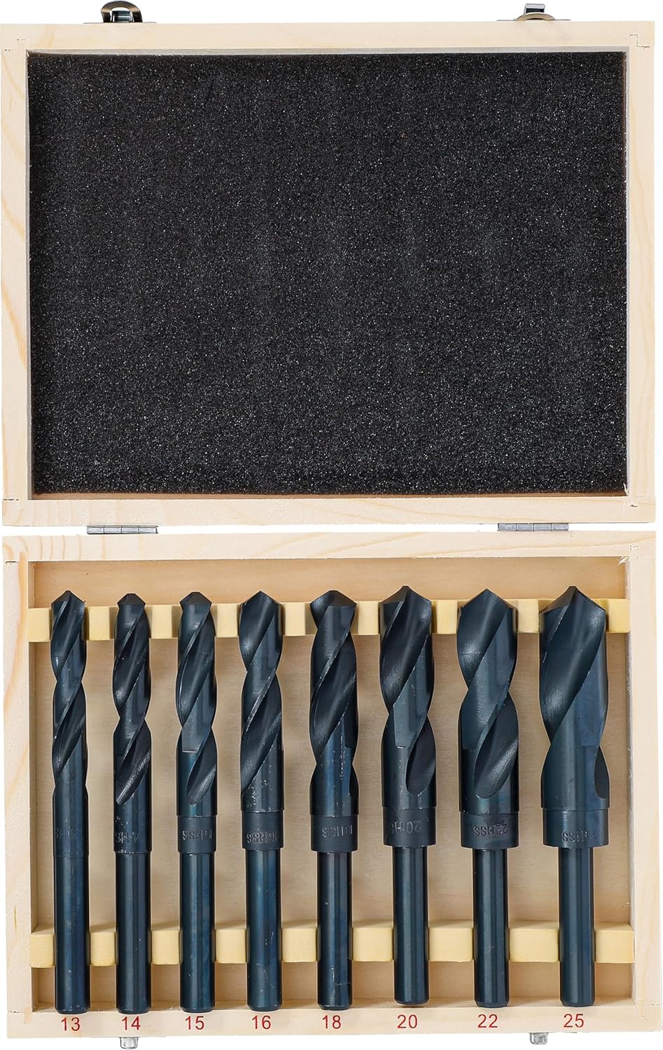 BGS 2019 | HSS-Bohrer-Satz | 8-tlg. | 13 - 25 mm | XXL | 13 mm Schaft für alle