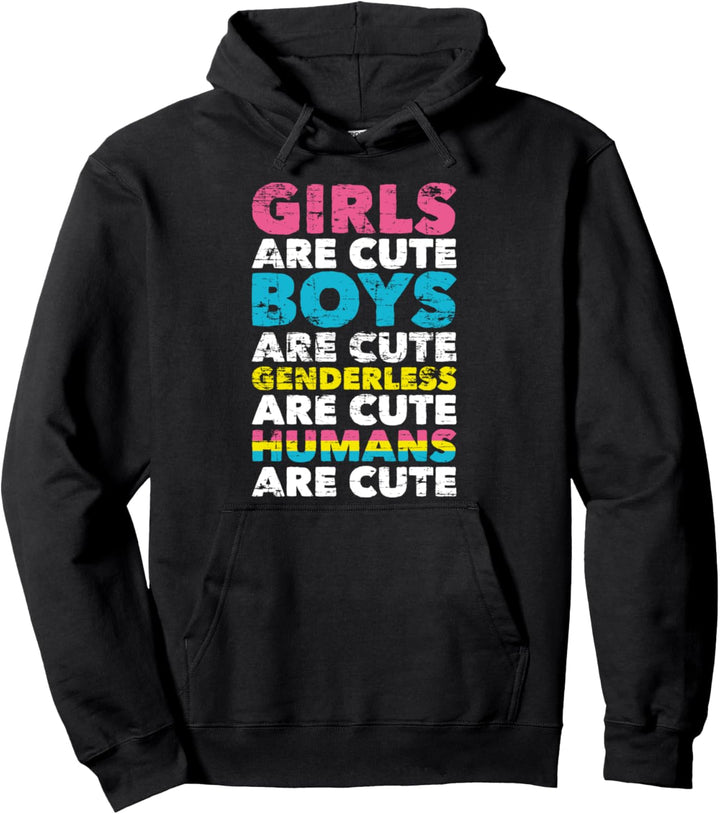 Gay Pride Queer LGBTQ CSD Lustiges Geschenk Pansexuell Pullover Hoodie