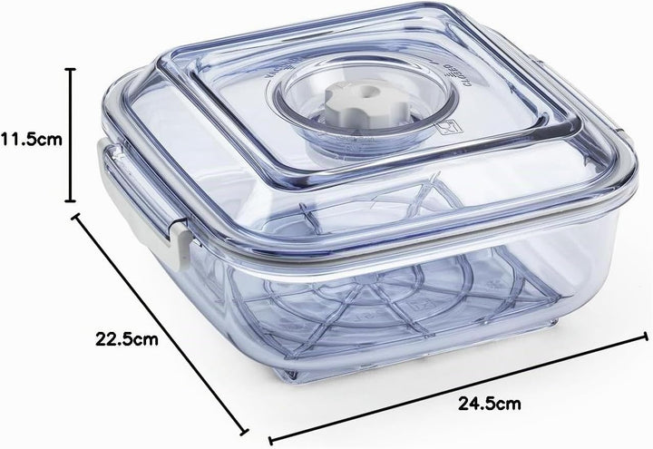 Magic vac ACO1073 Vakuumbehälter, Grau/Transparent 2,5 L, 2,5 L