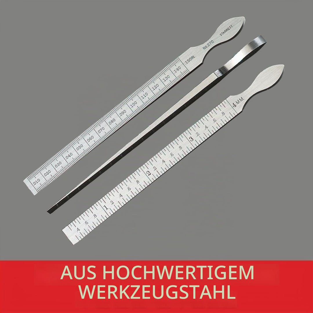 Starrett 270 Messkeil, 0.3-4 mm Messbereich, 0,05 mm