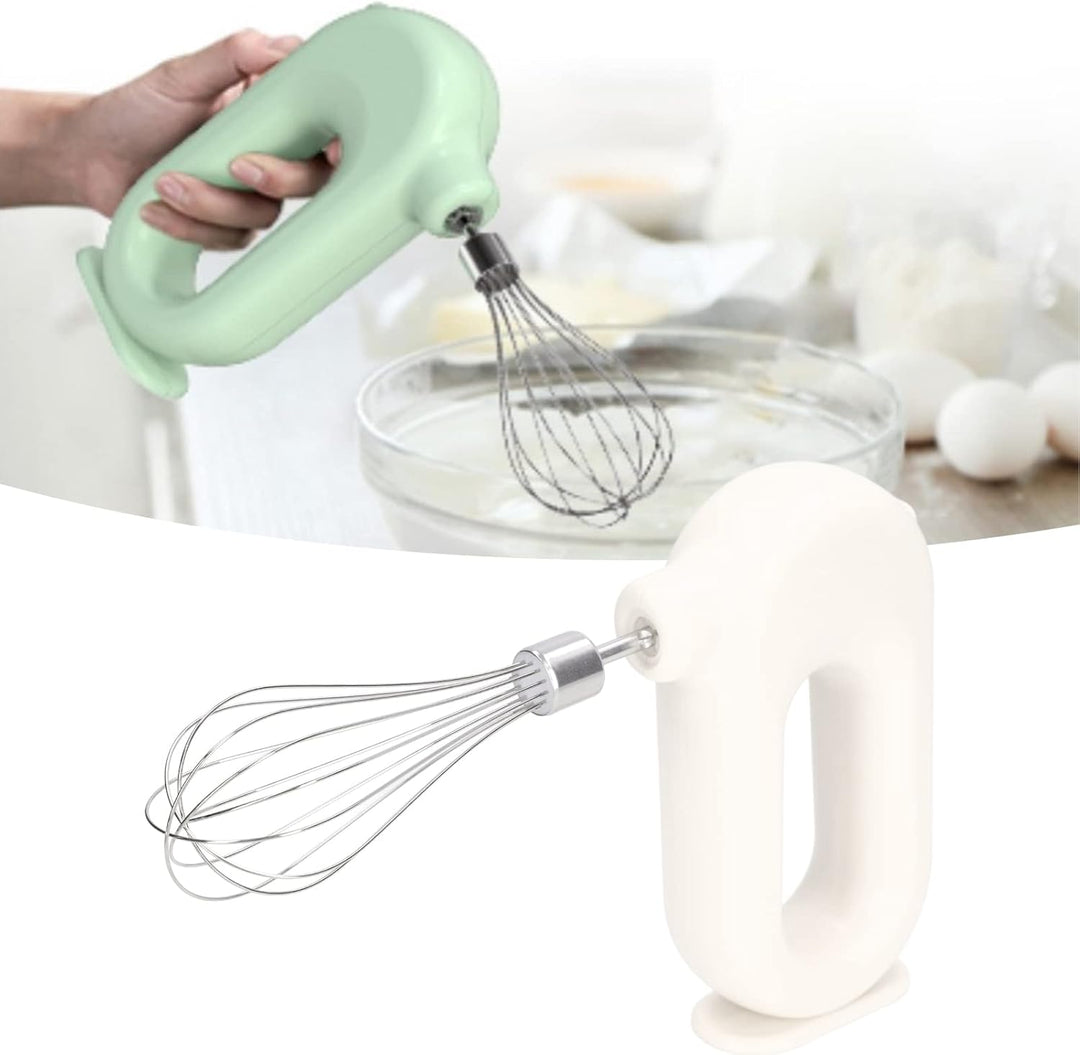 TOPINCN Elektrischer Handmixer, USB Wiederaufladbarer Elektrischer Schneebesen Kabelloser Handmixer