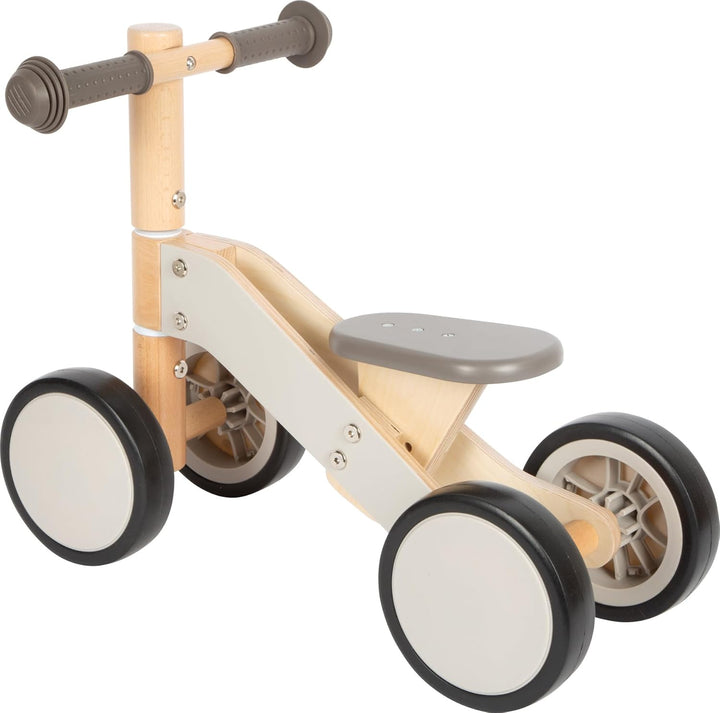 small foot Rutscher Esel aus Holz, mit verstellbarem Sitz und Lenkertasche im Esel-Look, Fahrzeug fü