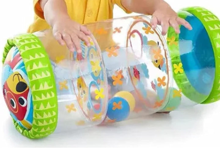 Aufblasbarer Babyroller Krabbelroller mit B?llen und Gl?ckchen f¨¹r Babys 3-36 Monate ¨C Multifunkti