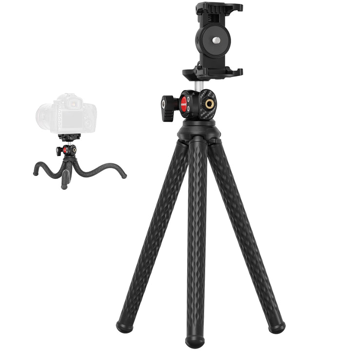 NEEWER Kamerastativ mit Fernbedienung, Mini Flexibl Stativ mit Action Kamera Mount Adapter für Hero