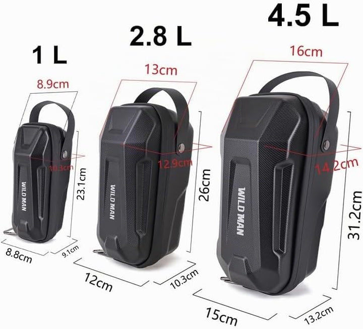 E Scooter Tasche für Roller, Grosse Kapazität Roller Tasche, wasserdichte Front Tube Bag, Vordertasc