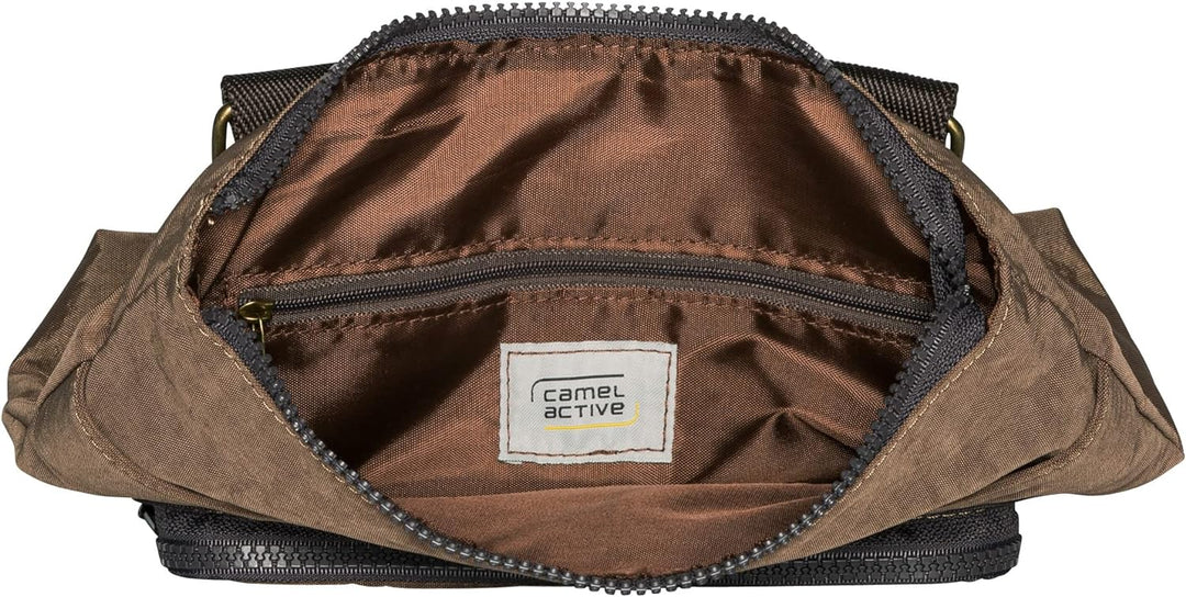 camel active bags Journey Herren Umhängetasche Crossbody Bag Klein 27 x 7 x 26 Schwarz, 27 x 7 x 26