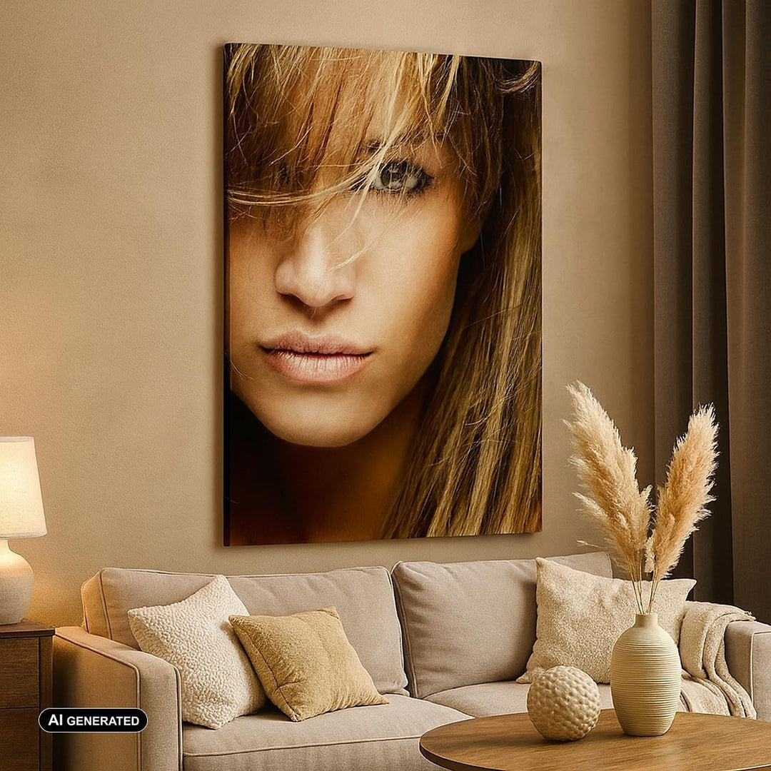 Bilder auf Leinwand Weiblich mode modell nackt Leinwandbild mit Rahmen 45x80cm Wandbilder Dekoration