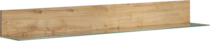 trendteam smart living - Wandregal Hängeregal - Wohnzimmer - Blanshe - Aufbaumass (BxHxT) 98 x 16 x