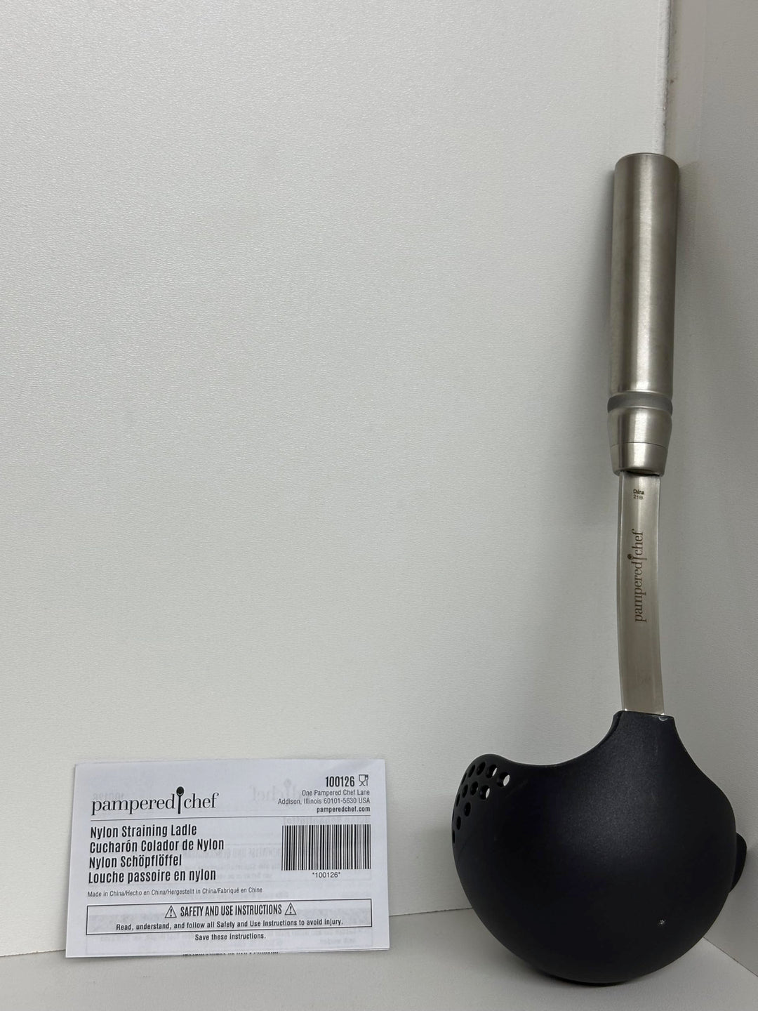 Pampered Chef Nylon Schöpflöffel GROSS - neu- Silikon